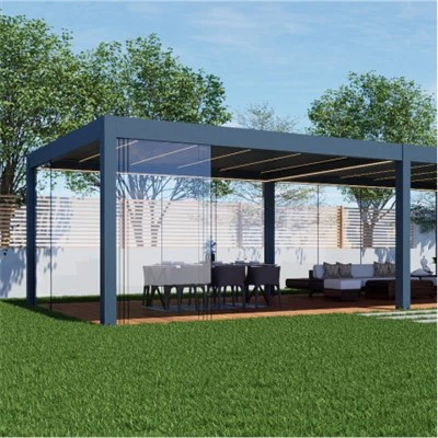 Qual é a largura de uma pérgola com veneziana padrão?